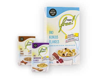 Cereali bio senza glutine NATUR AKTIV/ENJOY FREE!