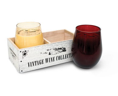 Huntington Home 2-Pack Wine Candle Gift Set