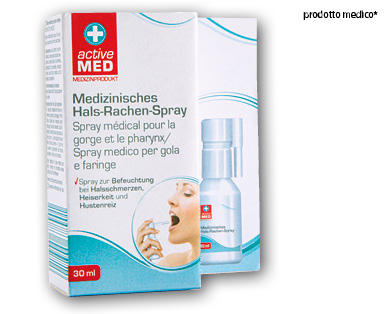 ACTIVE MED Spray medico per gola e faringe