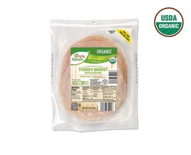 SimplyNature Organic Oven Roasted Turkey or Smoked Turkey