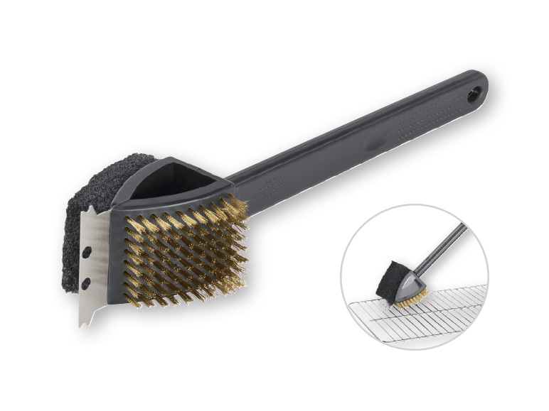 FLORABEST(R) 3-In-1 Barbecue Cleaning Brush