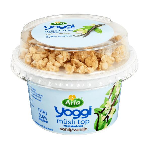 Yoghurt med müslitop