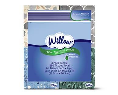 Willow 
 Multi-Pack Facial Tissue