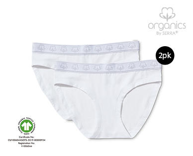 Women's Organic Cotton Underwear - Bikini 2pk