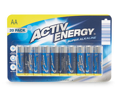 Battery Bulk Packs AA or AAA 20pk