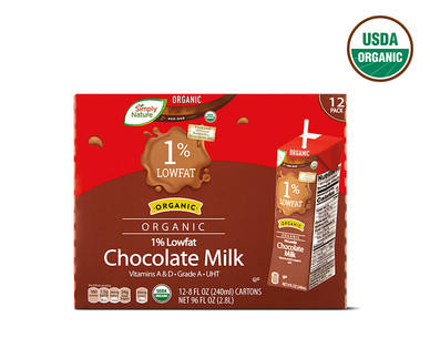 Simply Nature Organic 1% Lowfat Chocolate Milk 12-Pack