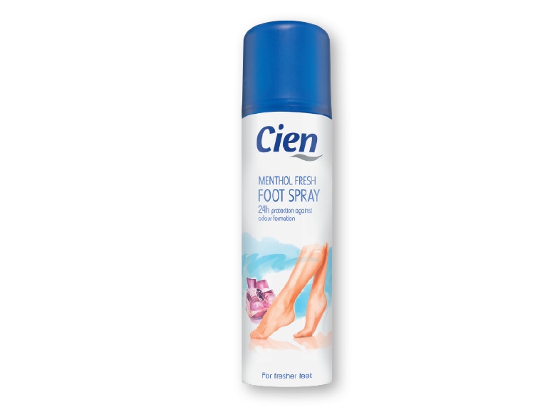 Cien Menthol Fresh Foot Spray