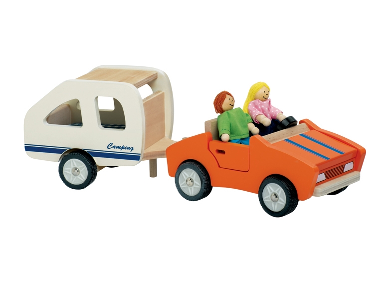 Wooden Vehicles with People