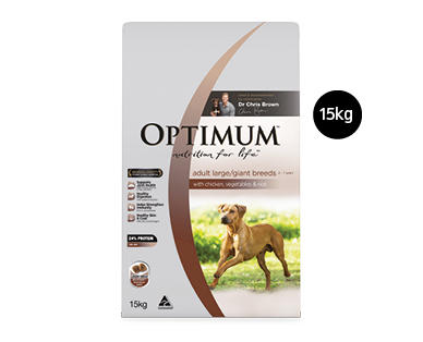 Optimum Large Breed Dog Food 15kg
