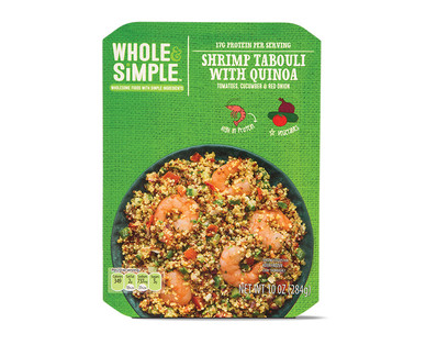 Whole & Simple Shrimp & Grains Single Serve Meals