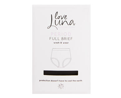 Love Luna Active Period Underwear Full Brief