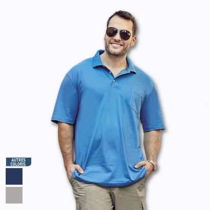 Polo homme grande taille