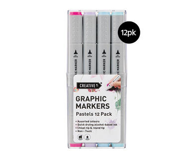 Graphic Markers 12pk