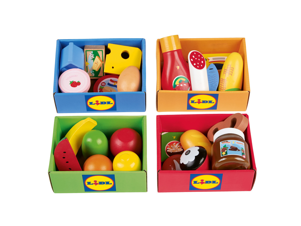 Wooden Shop Till Set, Scales or Play Food Set