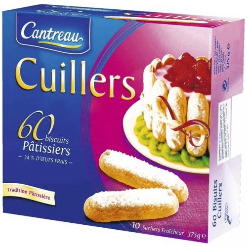 60 biscuits cuillers pâtissiers