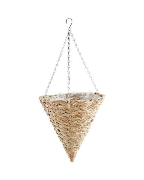 12" Light Cone Hanging Basket