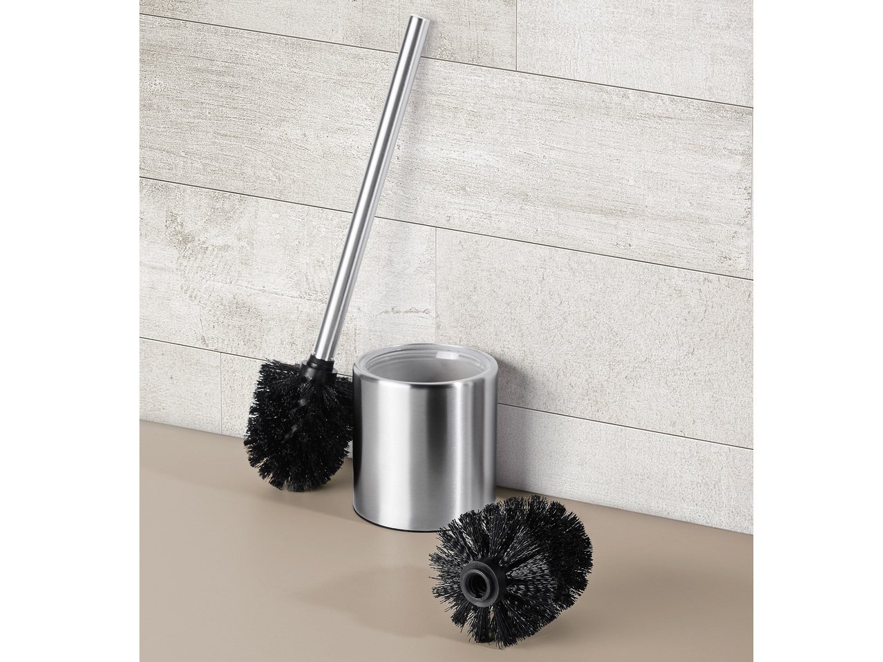 MIOMARE Free-Standing Toilet Brush Set