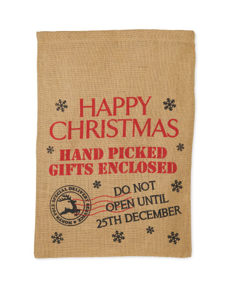 Do Not Open Jute Gift Sack