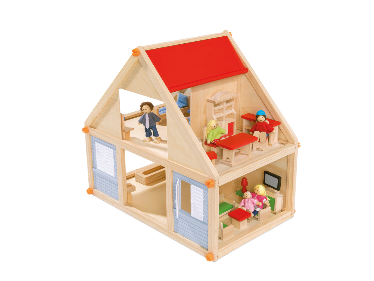 wooden dolls house lidl