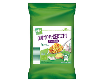 bio Vegetarisches Quinoa-Gericht