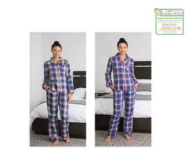 Serra Ladies' 2-Piece Flannel Pajama Set