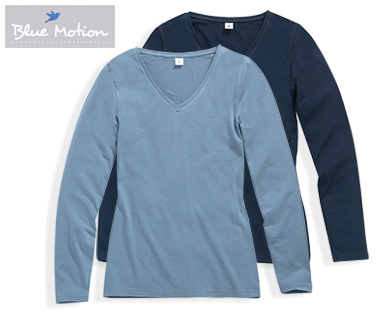 Blue Motion Basic-Shirts, 2 Stück