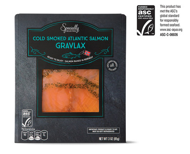 Specially Selected Cold Smoked Atlantic Salmon Gravlax