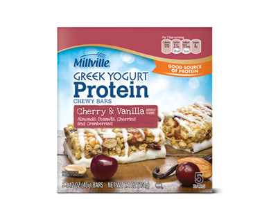 Millville Greek Yogurt Protein Chewy Bars