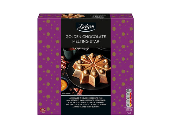 Deluxe Golden Chocolate Melting Star