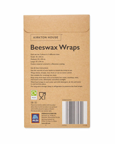 Beeswax Reusable Lemon Wraps