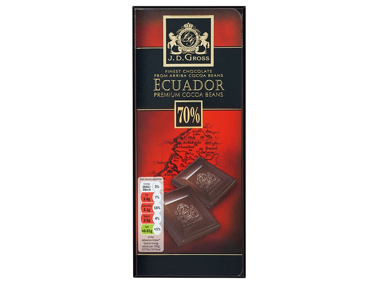 J.D. Gross Single Estate Dark Chocolate Assorted