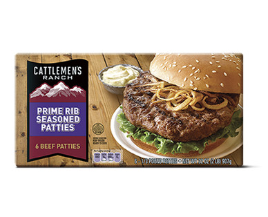 Cattlemen's Ranch Prime Rib or Pub Style Seasoned Burgers