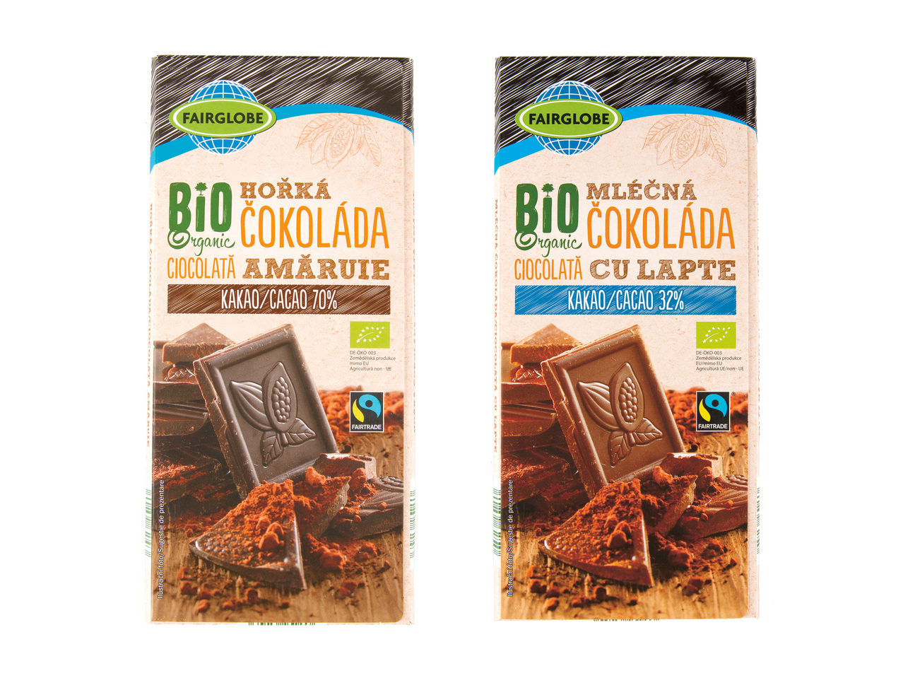 Ciocolată bio Fairtrade