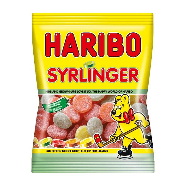 HARIBO 	 				Syrlinger eller Tropi Frutti