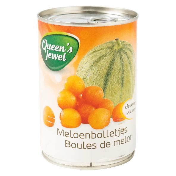 Melonenkugeln oder Trauben