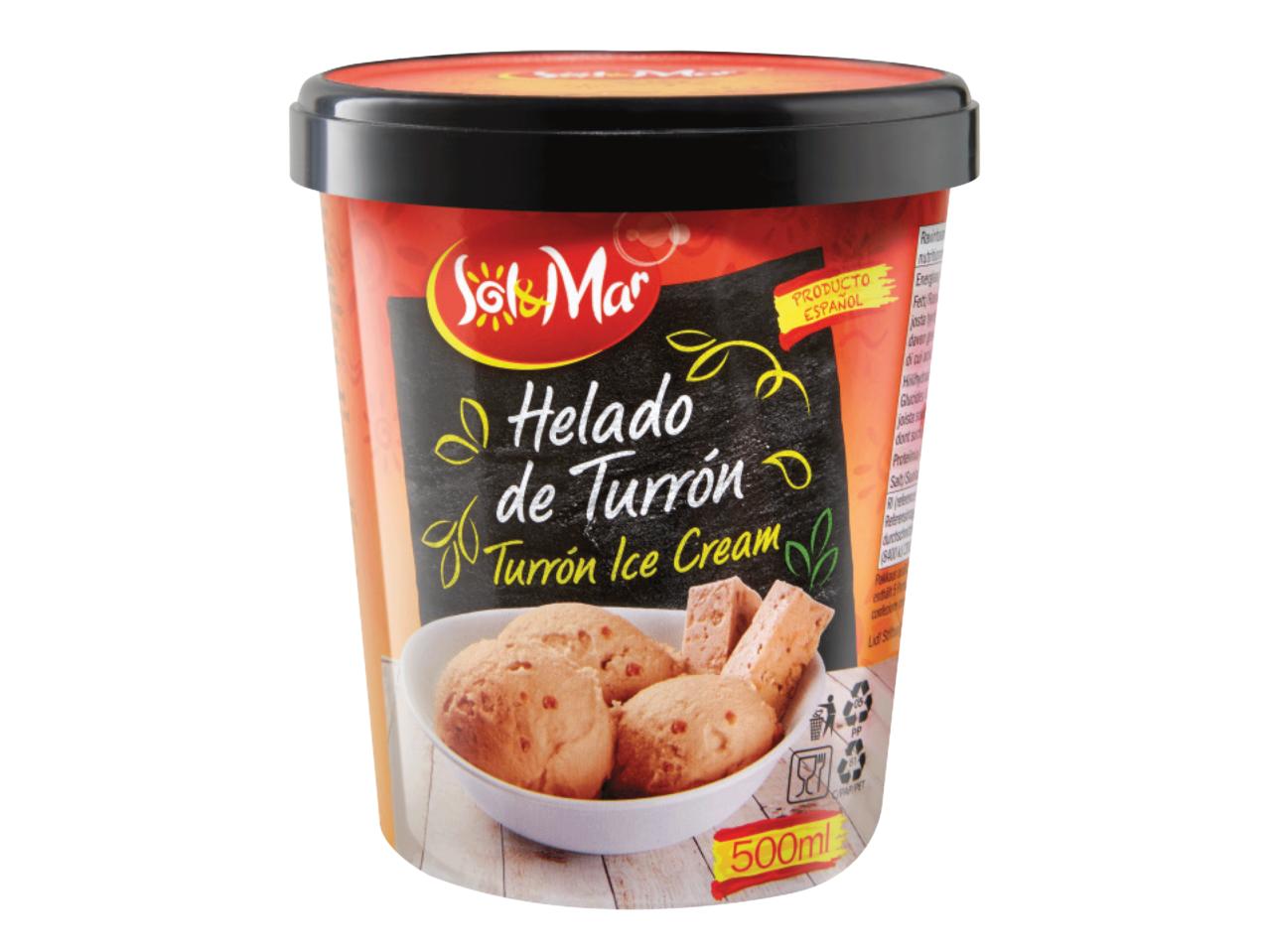 SOL & MAR Turrón Ice Cream