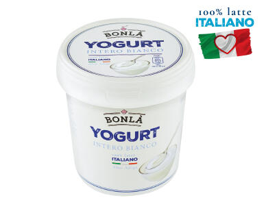 BONLÀ 
 Yogurt intero bianco
