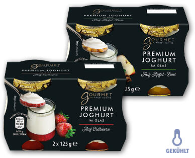 GOURMET Premium Joghurt im Glas