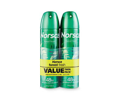 Norsca Anti-perspirant Deodorant Twin Pack 2 x 150g