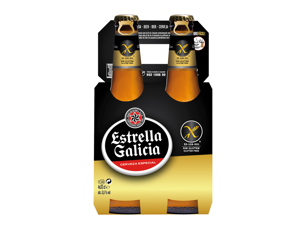 Estrella Galicia sans gluten