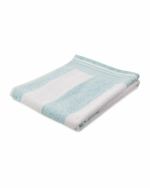 Aqua Stripe Hand Towel 2 Pack
