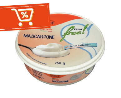 ENJOY FREE Mascarpone senza lattosio