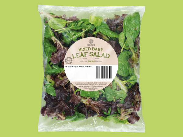 Oaklands British Mixed Baby Leaf Salad