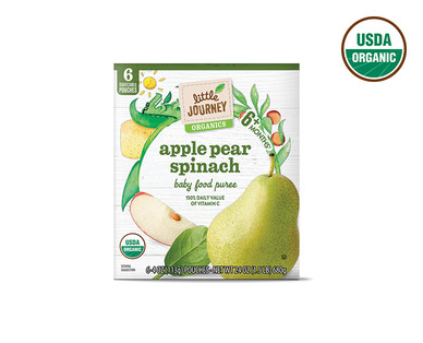Little Journey Organic Apple Pear Spinach Puree