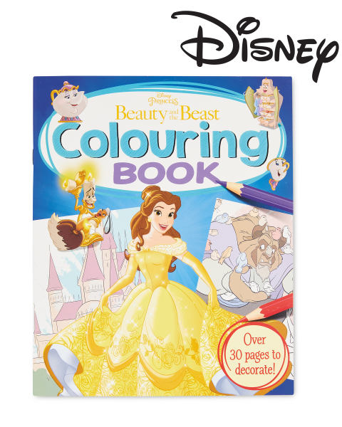 Disney Beauty & Beast Colouring Book