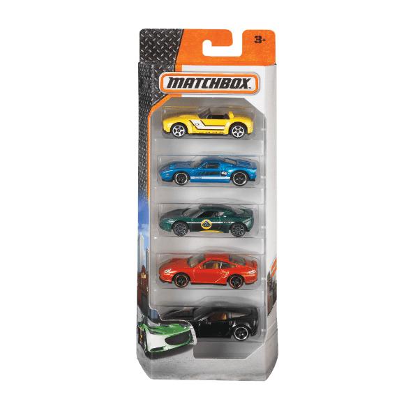 Matchbox zestaw 5 autek