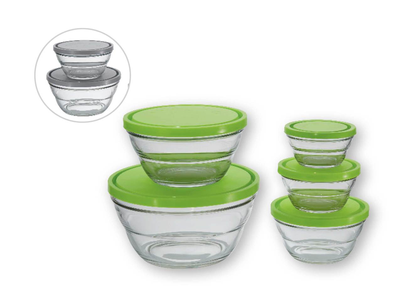 ERNESTO Glass Food Storage Containers