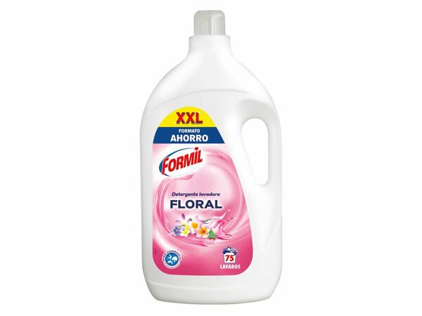 Detergente líquido floral