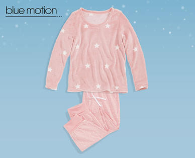 BLUE MOTION Damen-Flausch-Pyjama