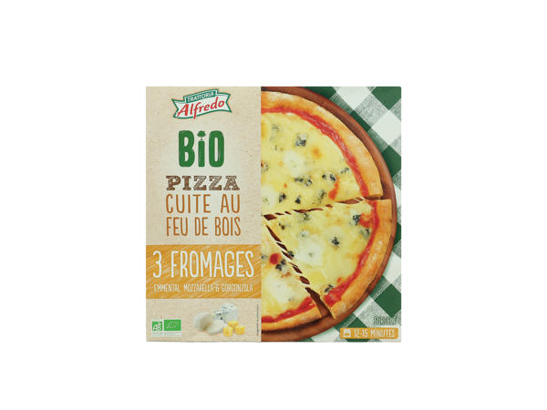 Pizza 3 fromages Bio1